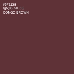 #5F3238 - Congo Brown Color Image
